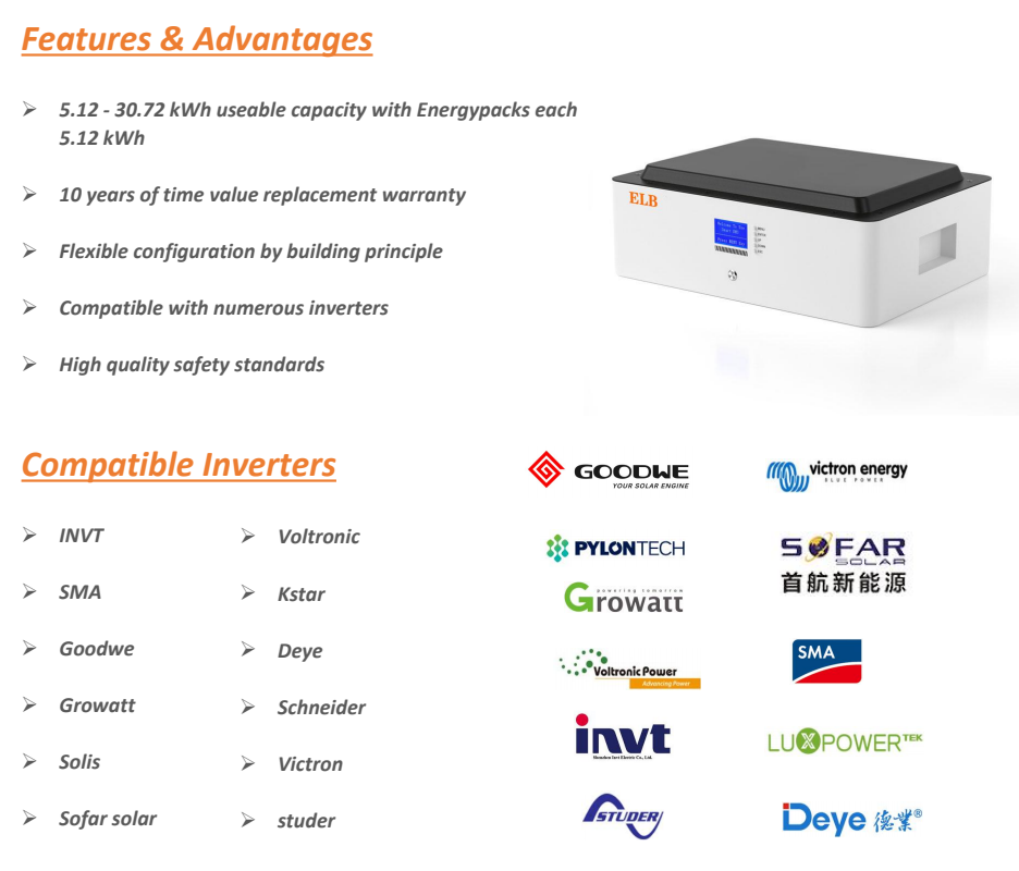5-30kwh Expandable Modular Stacking Battery