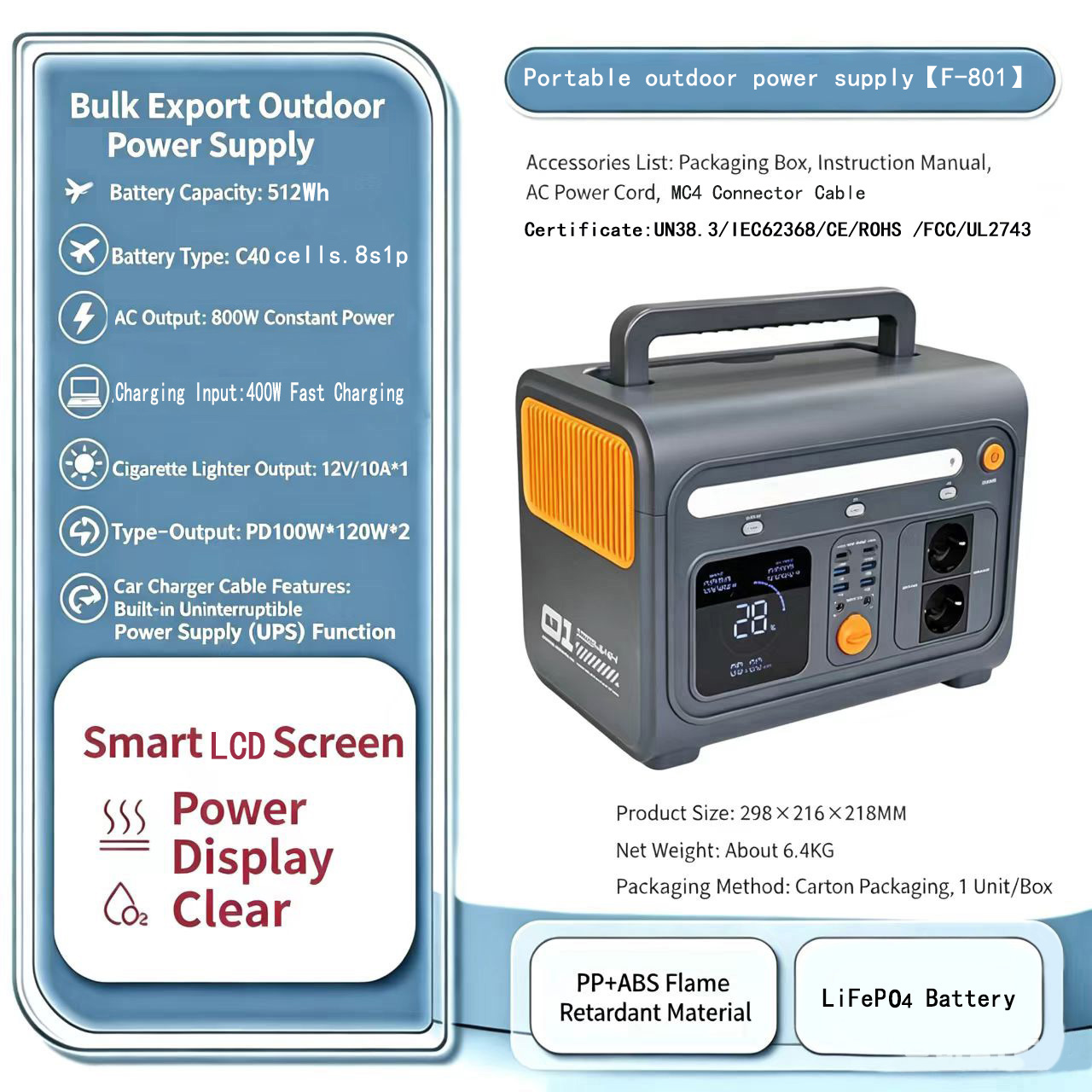 Portable Energy Storage Power Station