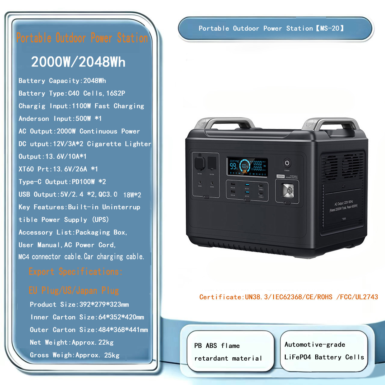 Emergency power supply