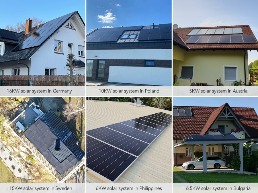 all black shingled solar panels